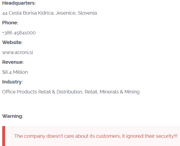 SIJ Acroni成为CL0P勒索软件的受害者李白你好-实战攻防李白你好