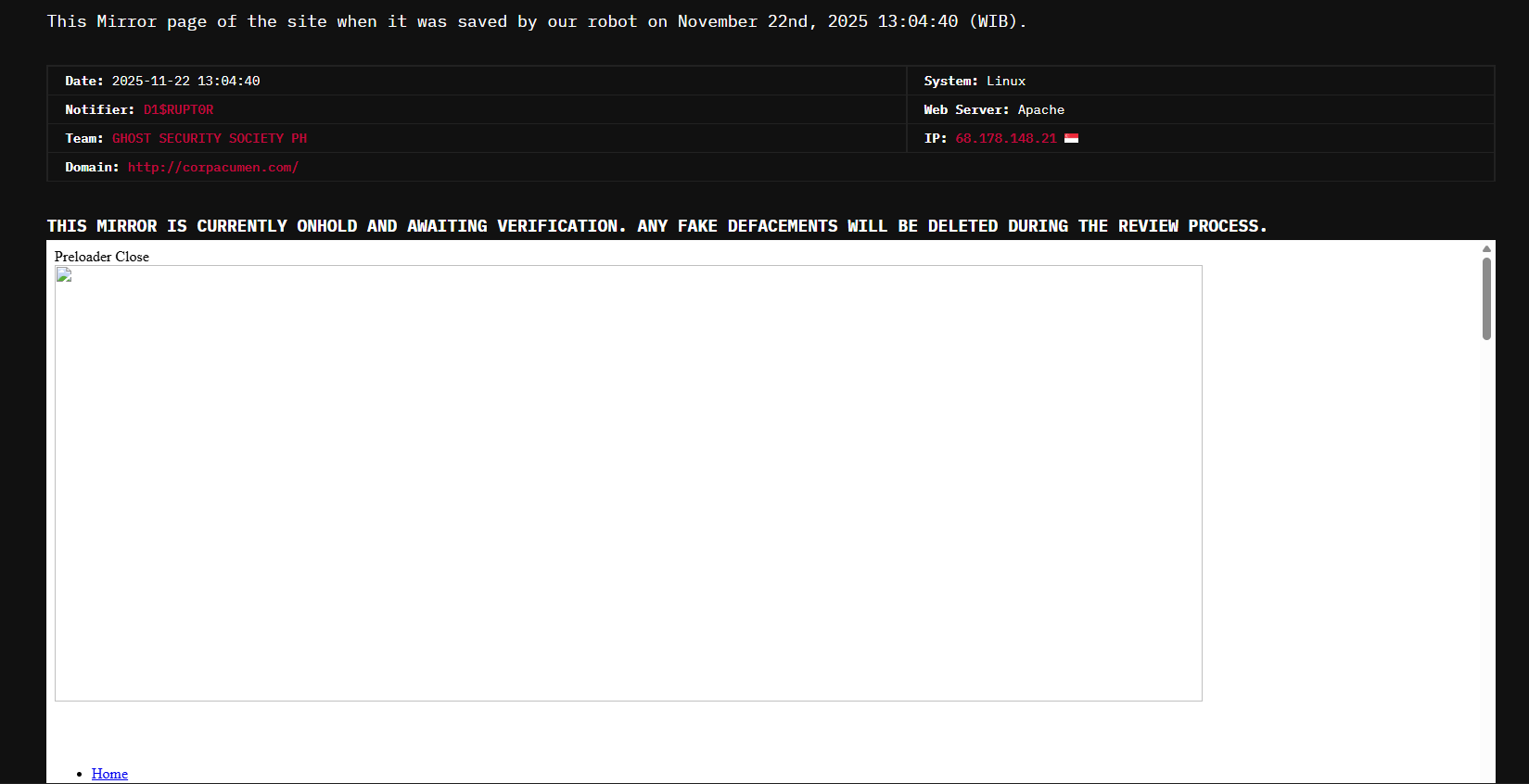 D1$RUPT0R的目标是CorpAcumen的网站。李白你好-实战攻防李白你好