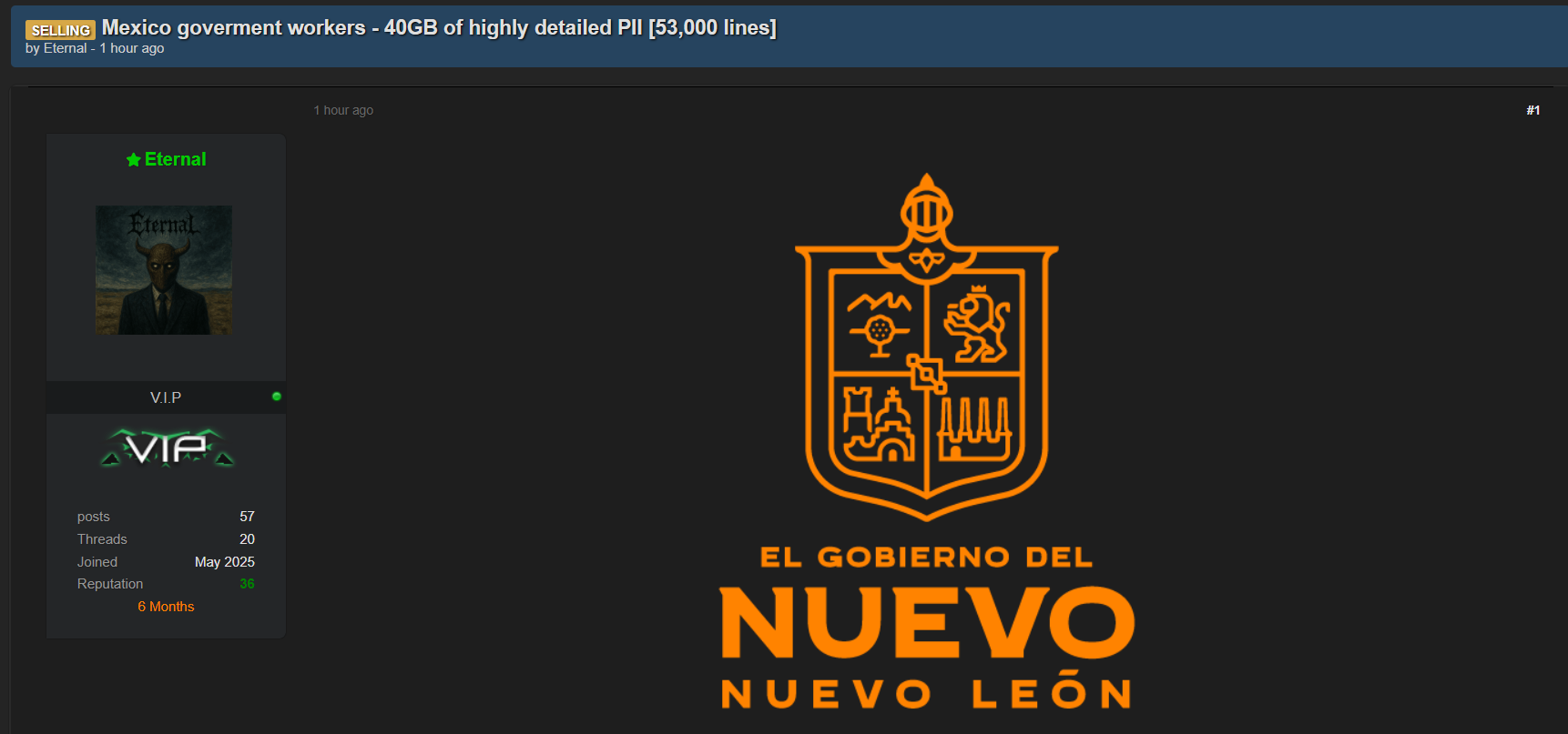 涉嫌出售墨西哥政府工作人员数据李白你好-实战攻防李白你好