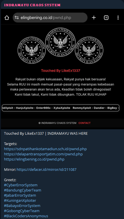 INDRAMAYU混沌系统瞄准Eling Bening网站李白你好-实战攻防李白你好