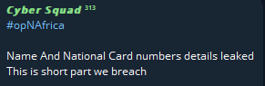 涉嫌泄露非洲公民姓名和国民卡号码详细信息李白你好-实战攻防李白你好