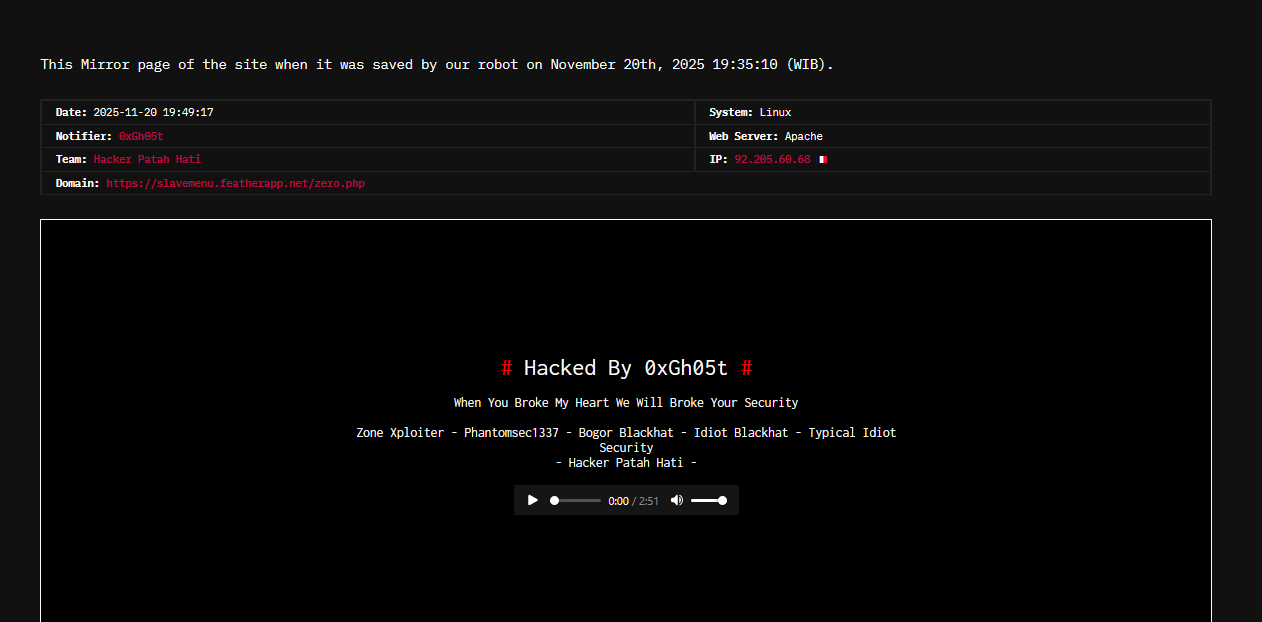 心碎的黑客瞄准了featherapp.net的网站李白你好-实战攻防李白你好