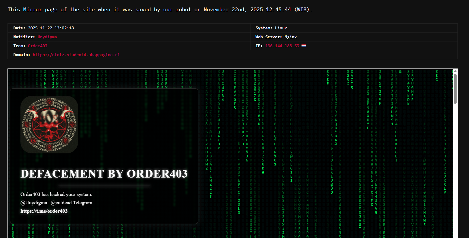 Order403针对Shoppagina网站李白你好-实战攻防李白你好