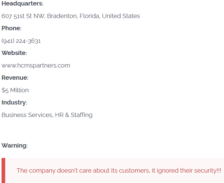 HCMS Partners成为CL0P勒索软件的受害者李白你好-实战攻防李白你好