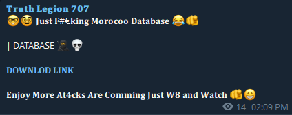 摩洛哥公民数据库涉嫌泄露李白你好-实战攻防李白你好